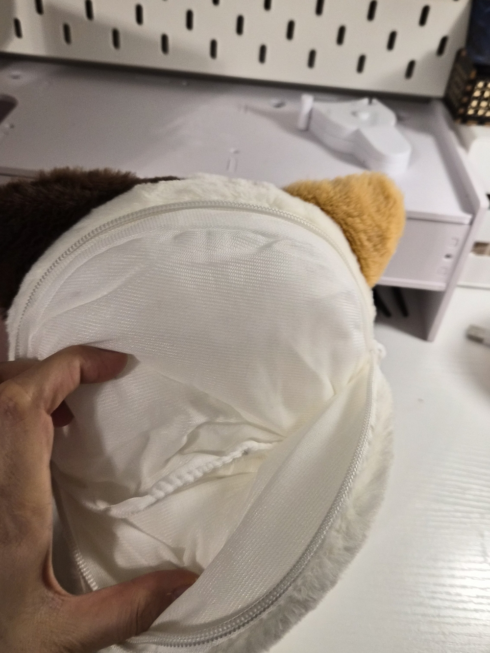 Plush Fantasy Cat Doll - Cream & Brown Soft Toy - Picture 4 of 8